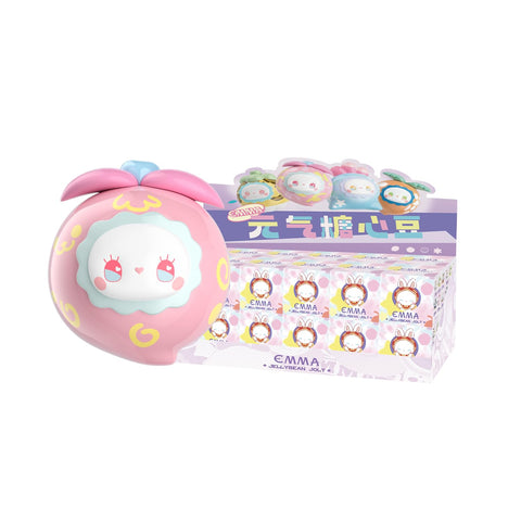 LUCKY EMMA Jellybean Jolt Blind Bag 24PCS Random Collection Mystery Box Toys Cute Blind Box Figures for Birthday Gifts