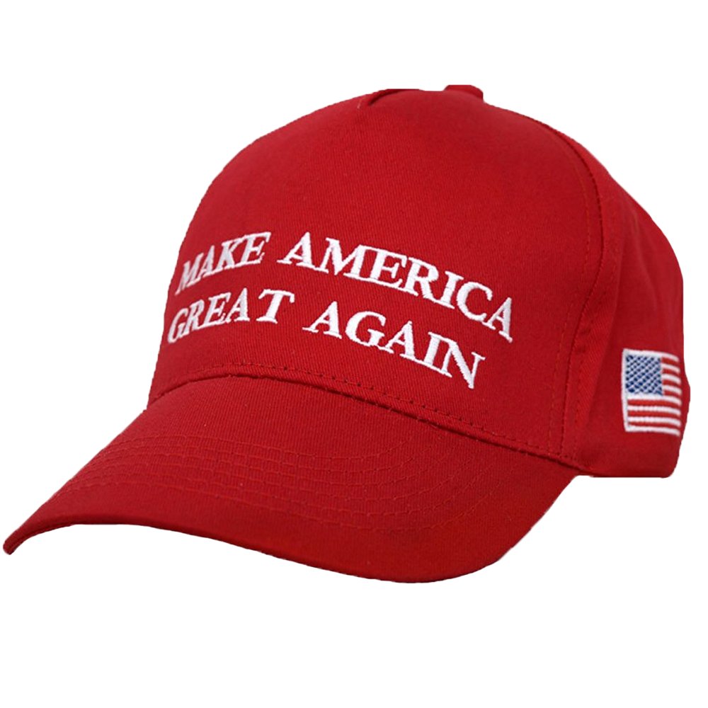eBoutik - MAGA USA Make America Great Again Cap Hat President Donald Trump - Novelty American Hat for 4th July, Halloween, Birthday, US Election 2024, Cosplay, etc Red