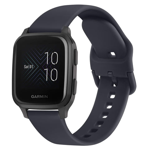 Strap Compatible with Garmin Venu Sq Music Strap, 20mm Soft Silicone Strap Replacement Wristband for Garmin Venu Sq Music/Garmin Venu Sq/Garmin Venu/Garmin Venu 2 Plus (Midnight Blue)