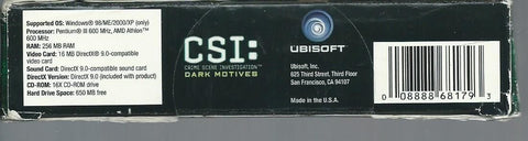 CSI: Crime Scene Investigation - Dark Motives