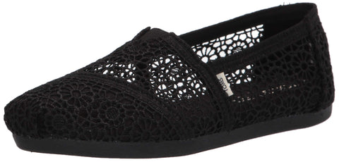 TOMS womens Alpargata Loafer, Black, 12 US