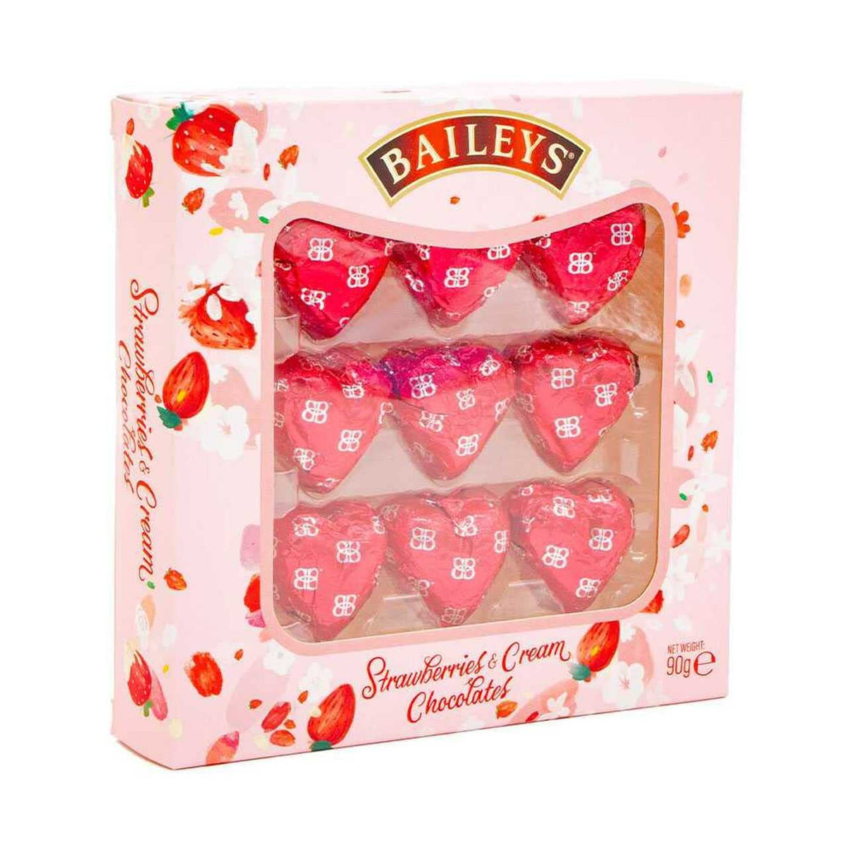 Baileys Strawberry and Cream Hearts 90g Gift Box. Great Gift for Birthday, Anniversary, Mothers Day, FatherÃƒÆ’Ã‚Â¢ÃƒÂ¢Ã¢â‚¬Å¡Ã‚Â¬ÃƒÂ¢Ã¢â‚¬Å¾Ã‚Â¢s Day, Valentines, Date Nights, To Say Thank You, Thinking of You and All Special Occasions