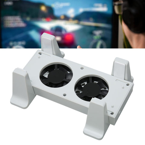 Console Cooling Fan, 2 Slip Resistant Rubber Pads Cooling Fan Heat Dissipation for Home