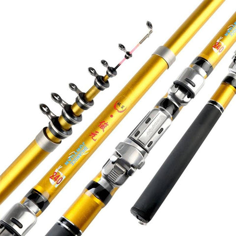 NC 1.5m1.8m2.1m2.4m High Carbon Portable Telescopic Fishing Rod Carp Fishing Fishing Tackle