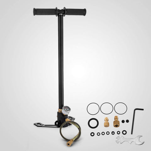VEVOR pcp gun pump,3 Stage Hand Stirrup Pump with High grade 301 stainless steel, Stirrup Pump 4500 psi (0-30 MPa),PCP Air Gun Rifle,pcp pump with Pressure Measuring Range: 0-5800 psi (0-40 MPa)