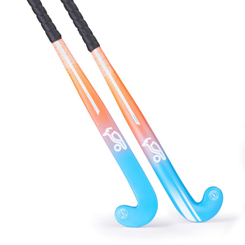 Kookaburra Unisex-Youth Strike Junior Hockey Stick, Orange/Blue, 34 Light EU