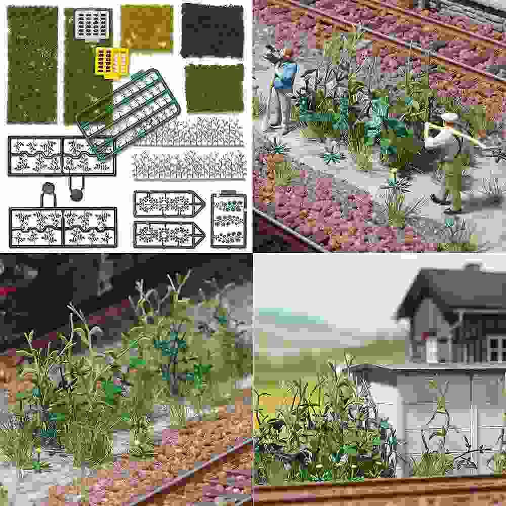 Busch 1252 Bad Weeds HO Scenery Scale Model Scenery
