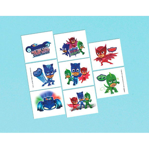 Amscan CP 'PJ Masks' Tattoos, Party Favor, 96 Ct.