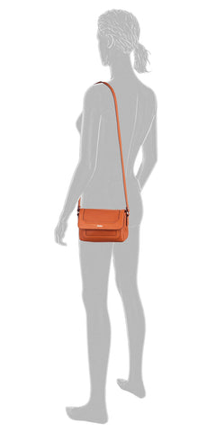 Gabor bags Women's Latina Flap Bag S no Zip, Cognac, S