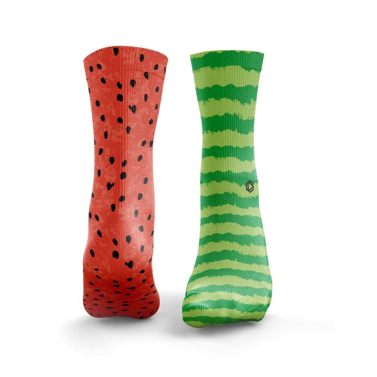 HEXXEE Men's Watermelon Odd Socks, Multi-Coloured, L