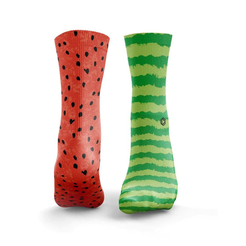 HEXXEE Men's Watermelon Odd Socks, Multi-Coloured, L