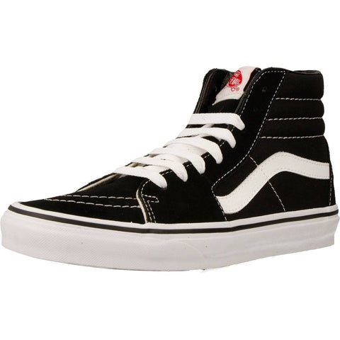 Vans Hi-Top Sneaker, Black Black Black White, 4.5 US Unisex Big Kid