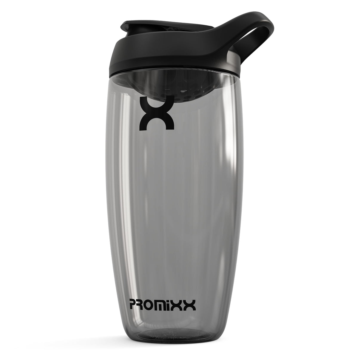 Promixx PURSUIT Protein Shaker Bottle New Edition - Premium Sports Bottles for Protein Mixes and Supplement Shakes - Easy Clean, Durable Protein Shaker Cup, 700ml, Stealth Black