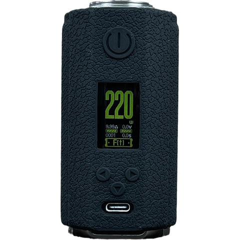 WratryParts Silicone Case Compatible with Vaporesso Target 200 Mod Kit | Protective, Durable Skin, Sleeve, Cover, Wrap, Gel, Case, shield (Black)