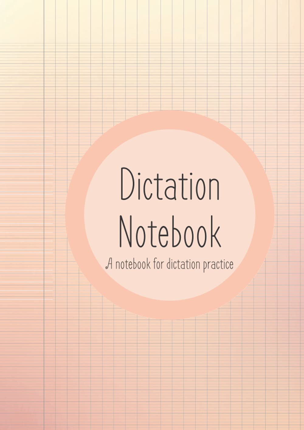 Dictation Notebook: A Notebook for Dictation Practice | Red and Gold
