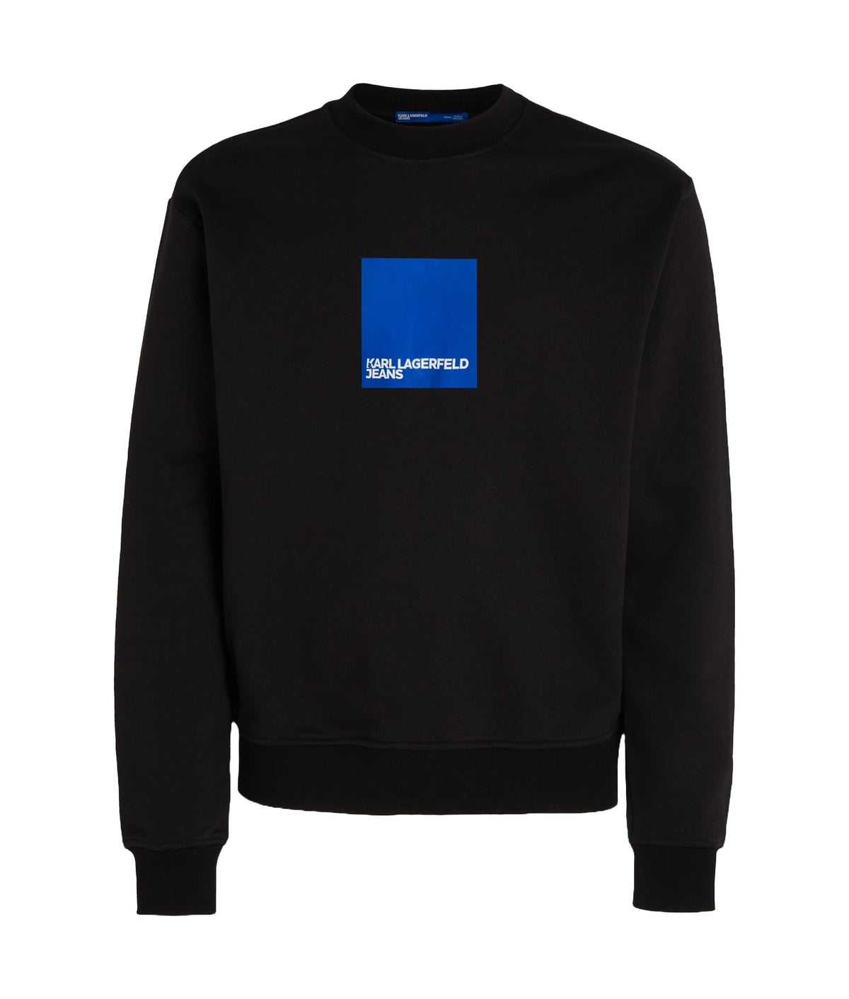 KARL LAGERFELD JEANS REGULAR FIT LOGO SWEAT, BLACK, S