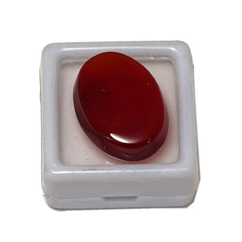 Mtrolls 8.00 Carat Yamani Aqeeq/Red Aqeeq Stone Yamni Aqeeq Stone/Hakik Real Stone/Akik Stone/Certified Natural Gemstone