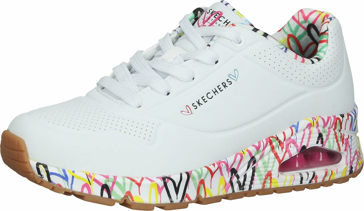 Skechers Women's Sneaker, White, 5