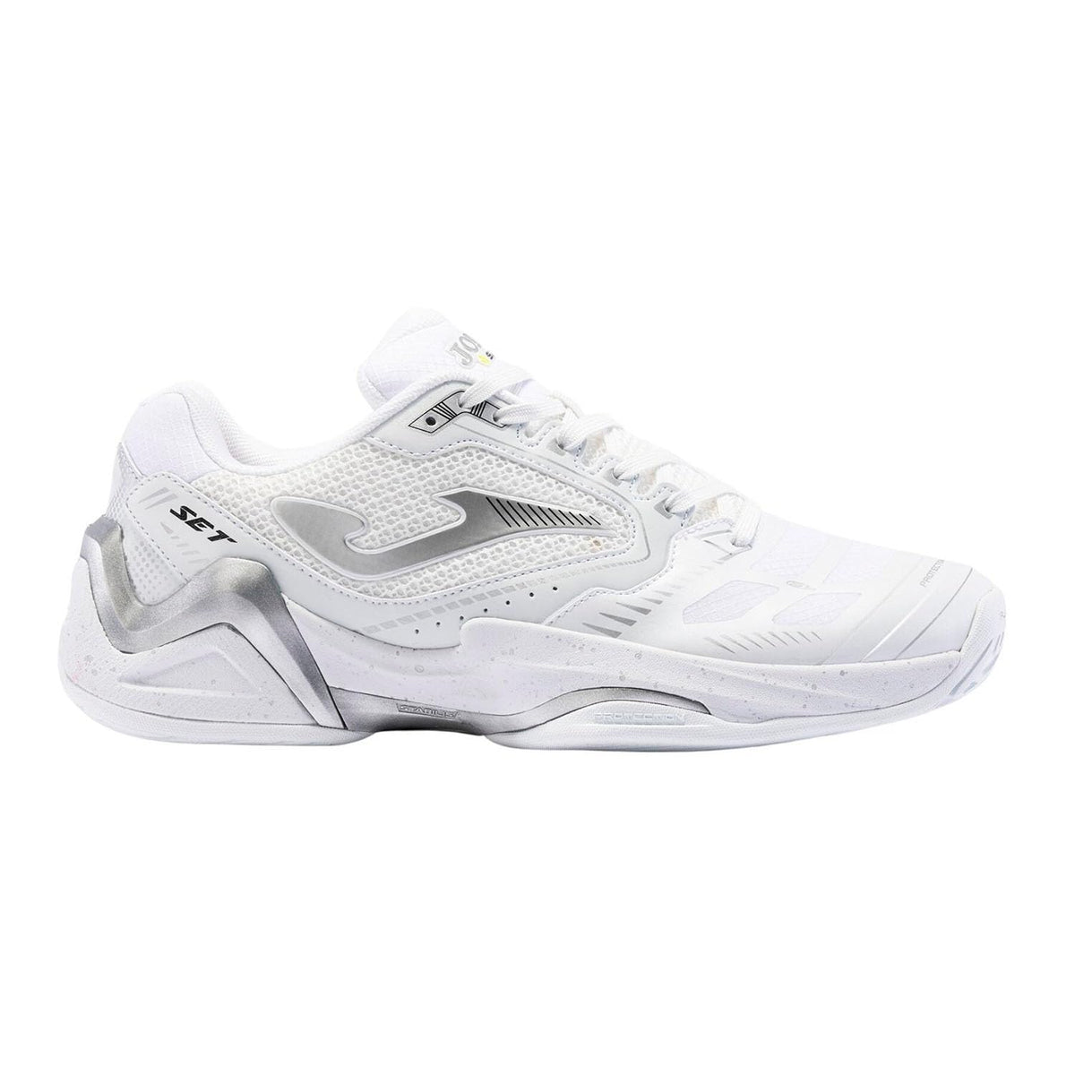 Joma Set Men 2402 TSETS2402C, Mens, White/Silver, 9.5 US