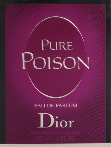 Pure Poison By Christian Dior For Women. Eau De Parfum Spray 1 Ounces
