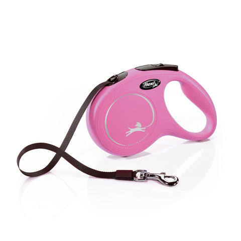 Automatic Leash Flexi New Classic M 5 M Pink Tape