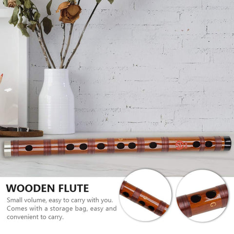 MILISTEN 1 Set bamboo flute Wind Instrument Toy chinese flute dizi Flute Instrument Toy traditional flute bamboo wooden flute kids musical toys Wooden Flute Toy g key dizi child boxed