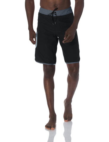 Billabong Men's Standard Classic Wave 21 INCH Outseam SURF Suede Solid Boardshort, Black, 31
