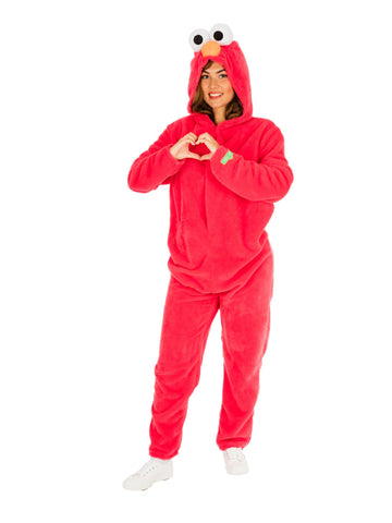 Rubies Official Sesame Street Adult Elmo Costume, Size Standard Halloween Halloween