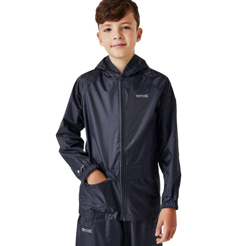 Regatta Unisex Kids Stormbreaker Waterproof Shell Jacket - Navy - 14 Yrs