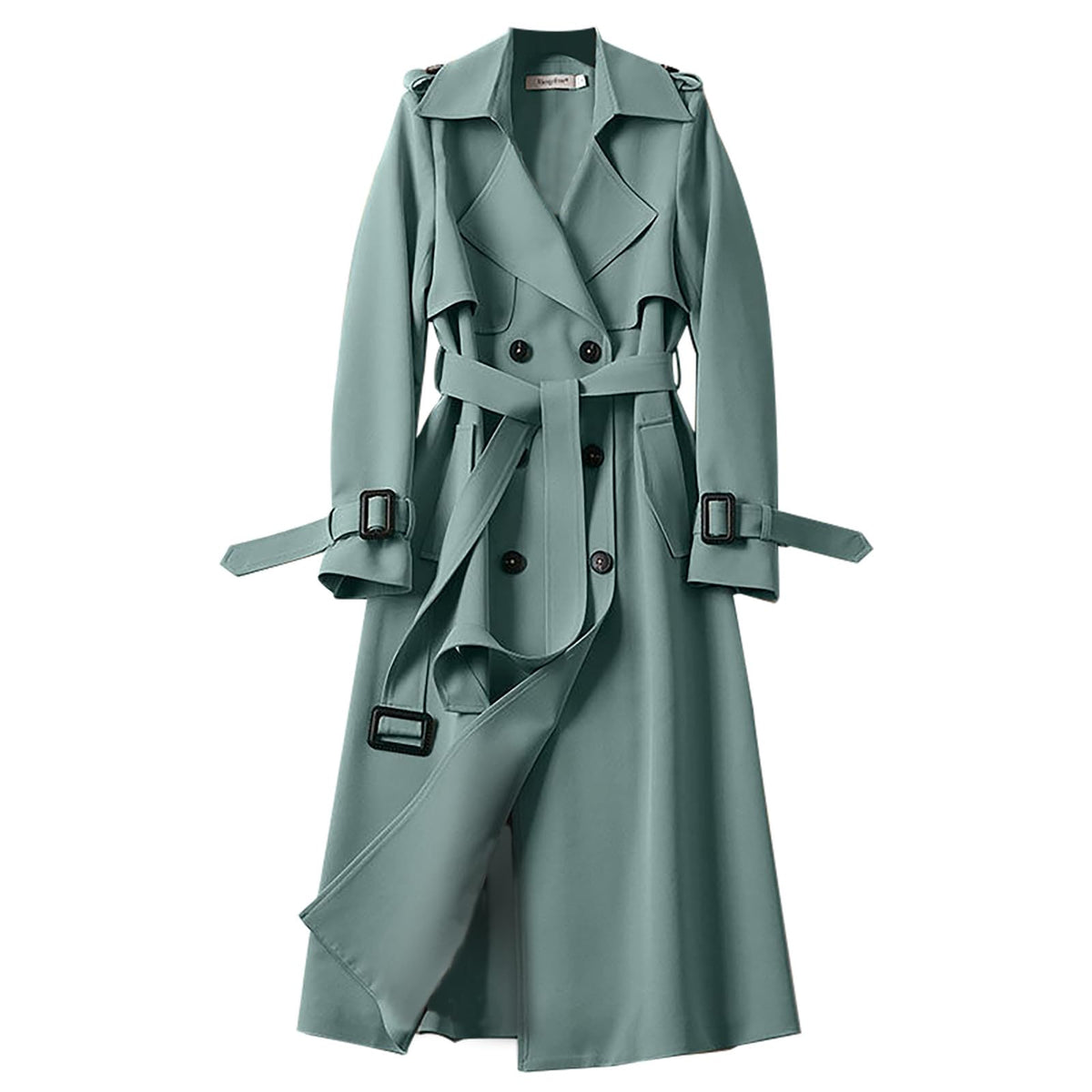 Saklifuo Women's Overoat Longline Windbreaker Winter Trench Jacket Ladies Fashion Long Outerwear