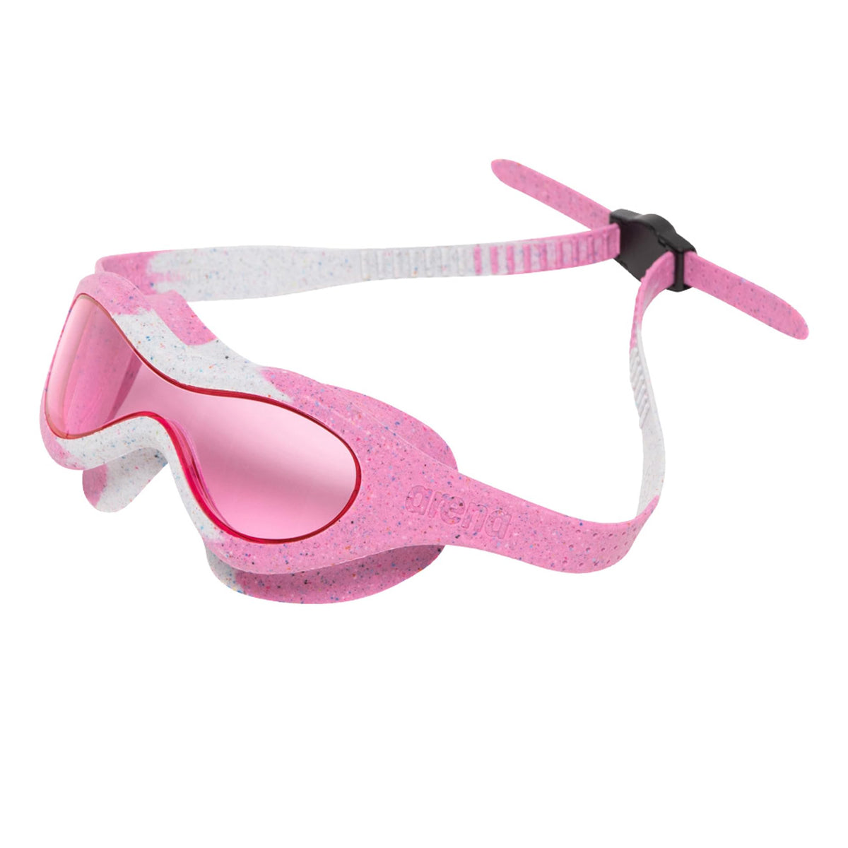ARENA Unisex Kids Spider Swim Mask Boys and Girls Ages 2 to 5, Anti-Fog Non-Mirror Lens, Easy to Use Strap, Wide View and Snug Fit, Pink/Gray/Pink