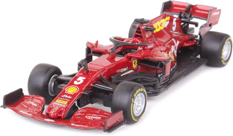 Bburago 1/43 - SF-24 for Scuderia Ferrari F1 Team SF24 Signature Die cast Adults Model Car Display F1 GP 2024 Collection - #16 Charles Leclerc