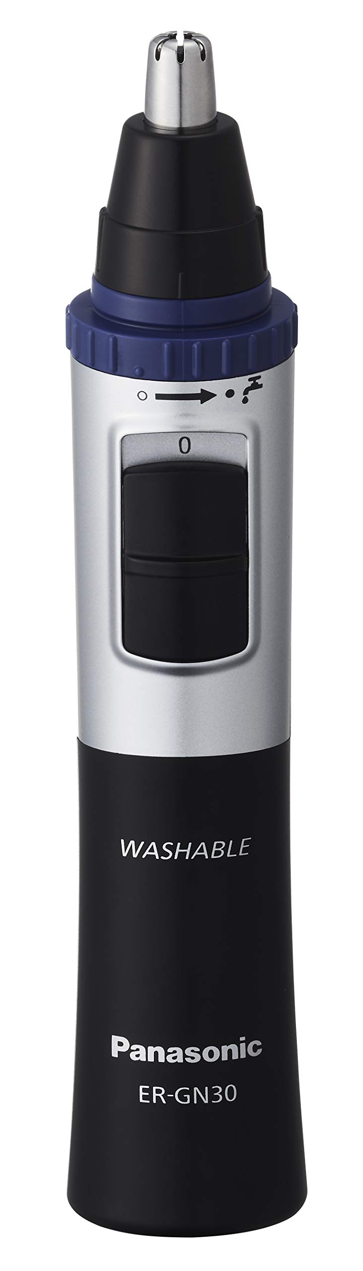 Panasonic Nose Trimmer and Ear Hair Trimmer, ER-GN30-K, Wet/Dry Nose Hair Trimmer