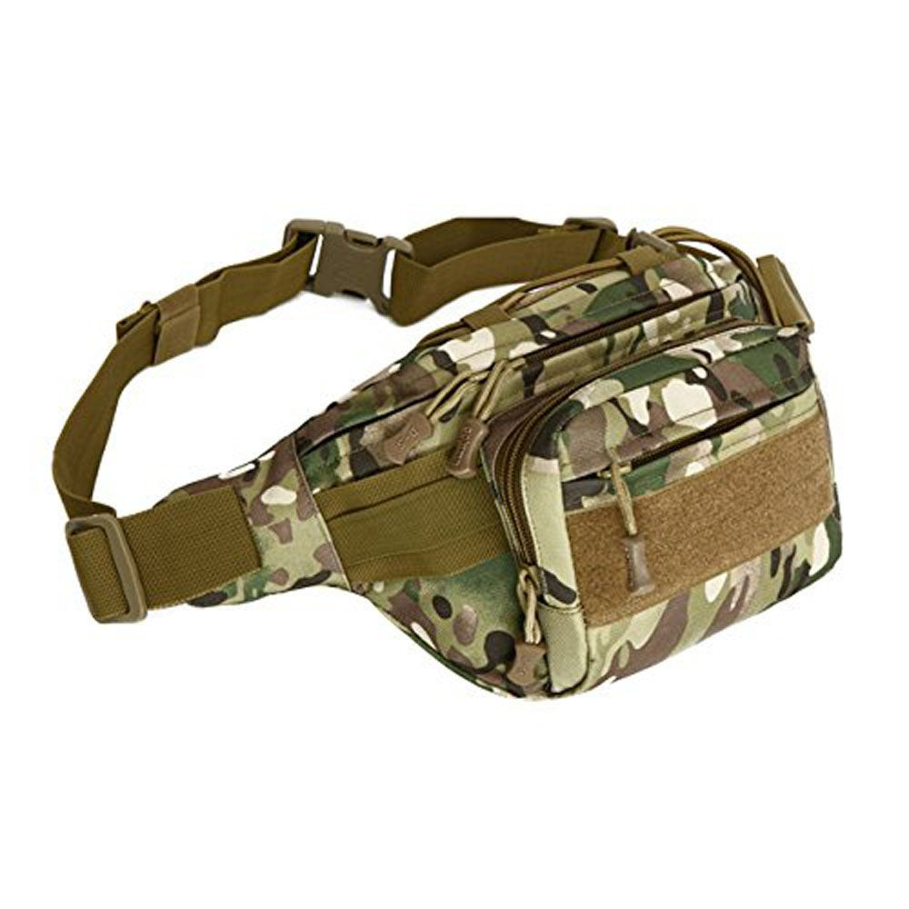 onrest Big Size Outdoor Tactical Waist Fanny Pack (CP Camouflage)