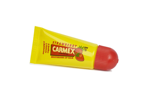 CARMEX Minis Lip Balm Tube Trio Pack, SPF15 (Cherry, Strawberry & Pineapple Mint) Soothes, relieves, and moisturises for soft, healthy-looking lips