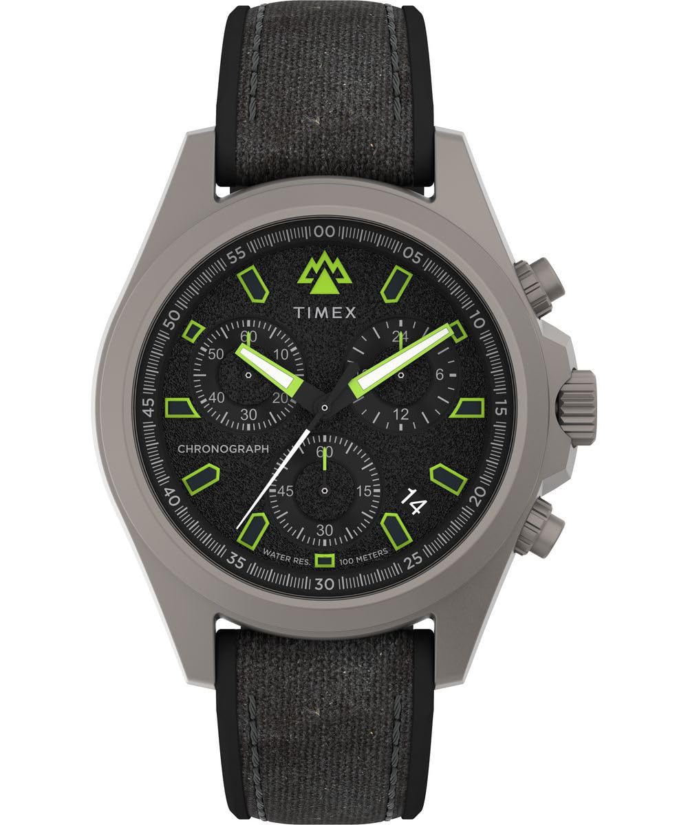 Timex Men's Chronograph Quartz Watch with Rubber Strap TW2V96300