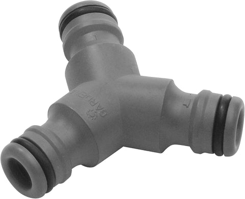 Gardena Y-Coupling 3-Way in Grey Packed Up