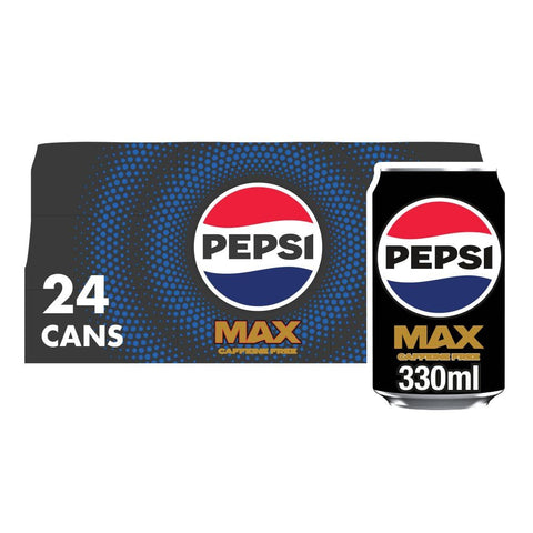 Pepsi Max 24pk x 330ml No Caffeine
