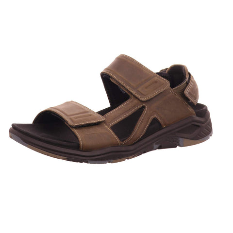 ECCO men's X-trinsic Leather Sandal, Tarmac Nubuck, 8-8.5 US