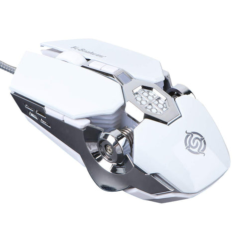 SOLUSTRE 1Pc Gaming Mouse Gaming Mouse LED Backlit Computers laptops Black Light Backlit Ergonomic Silent Gamer USB Link Work Notebook Birthday Present Plastic (Matte Electroplating Paint)