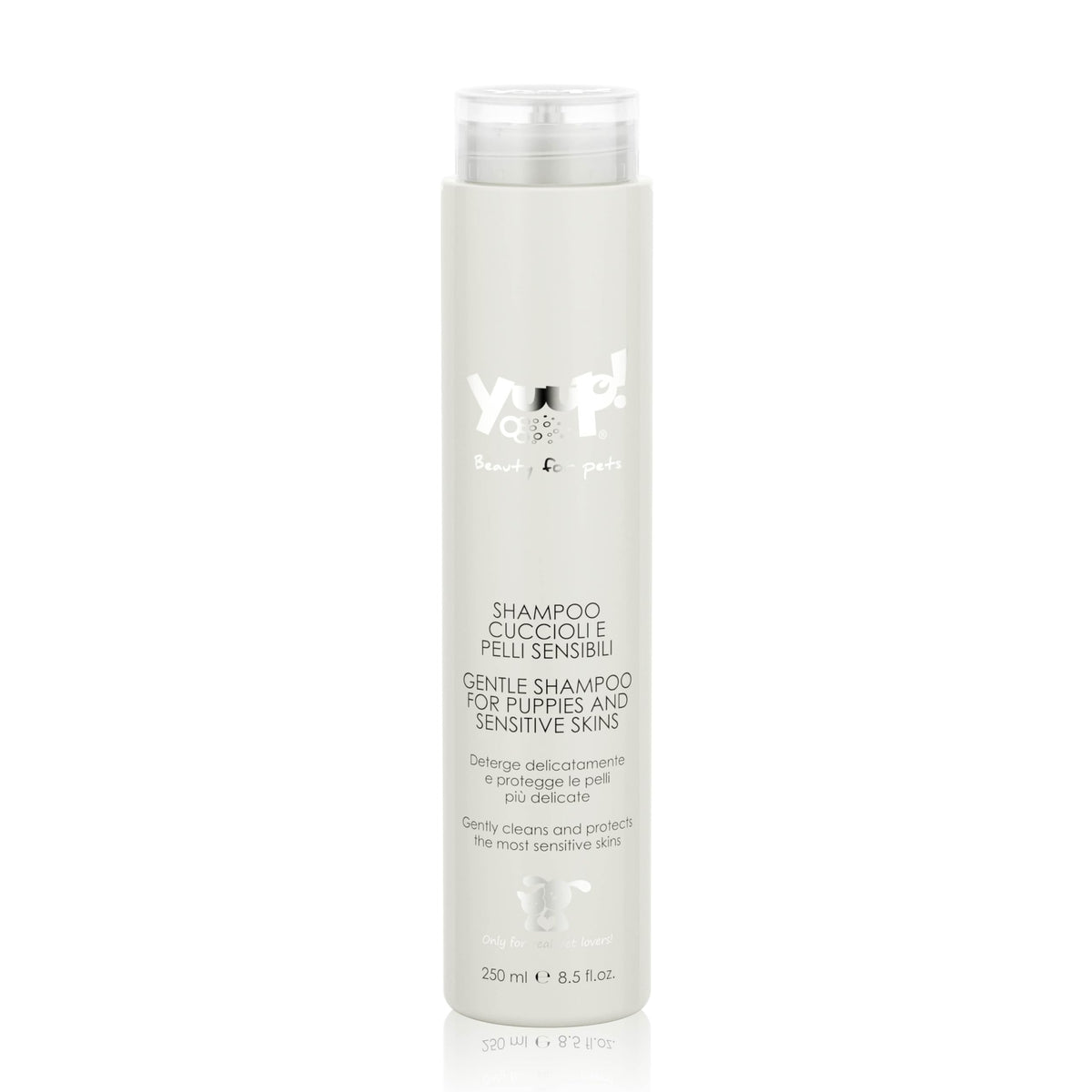 YUUP! Professional Pet Shampoo for Dogs & Cats, for Sensitive Skin, Luxury Dog, Puppy & Kitten Grooming, Moisturizing Hair Care Formula, Natural Vegan Cleaning Ingredients, Made in Italy