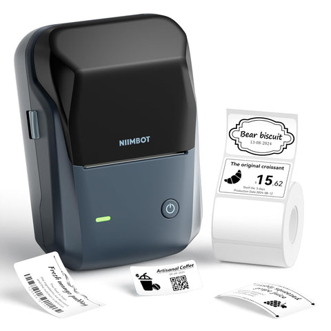 NIIMBOT B1 Label Maker with Tapes,2 Inch Portable Thermal Label Printer for Home Office Small Business, Address, Clothing, Crafts, Retail,Support Smartphones & PC