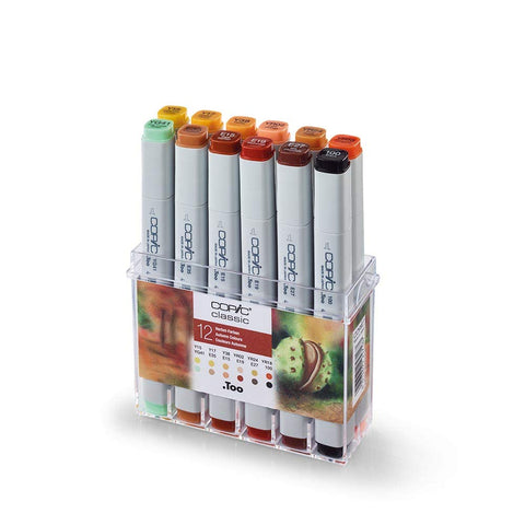 Copic Marker 12Pc - Autumn Colors