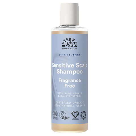 Urtekram Shampooing - Sans Parfum, Find Balance, Sensible, 250 ml, végan, biologique