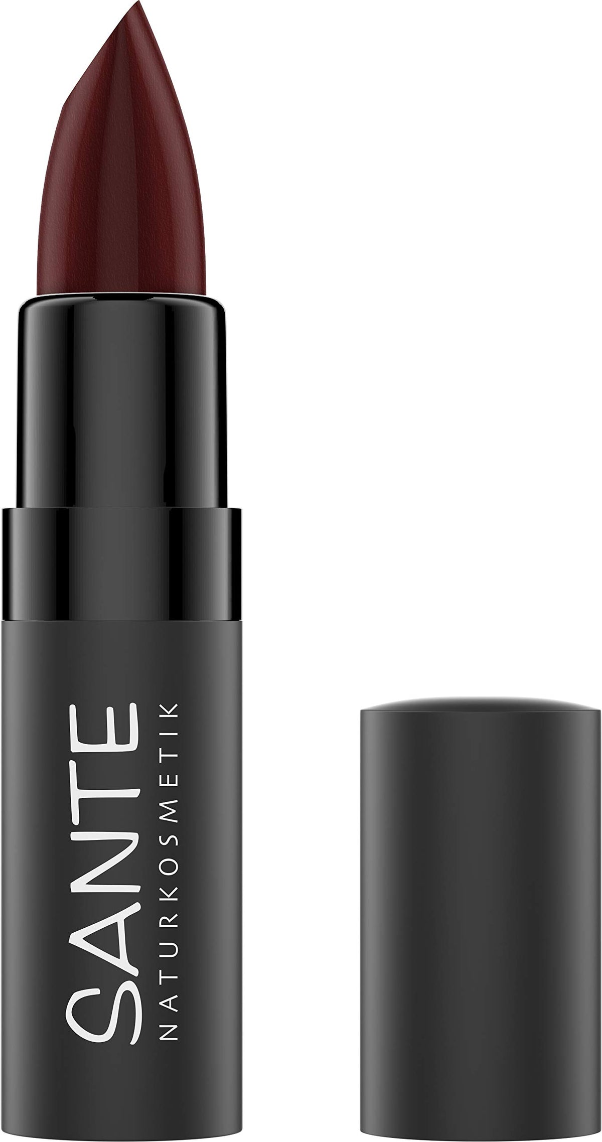 SANTE Naturkosmetik Matte Lipstick 08 Sunset Cherry Lipstick Matte Effect with Organic Cocoa Butter Intensive Colour Pigmentation 4.5 g