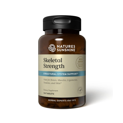 Nature's Sunshine Skeletal Strength, 150 Tablets | Bone Health Supplements for Women and Men with Calcium, Magnesium, Iron, Manganese, and Vitamin D, C, A, and B