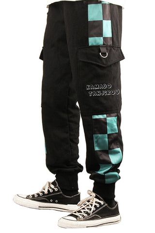 Roocnie Anime Pants Cargo Jogger Pants Anime Casual Sweatpants Running Trousers Hip Hop