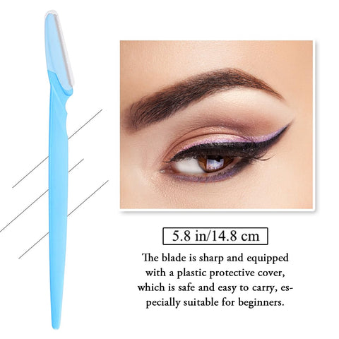 Generic Eyebrow Pencil, Waterproof, Professional Long-lasting Eyebrow Pencil, ?5-in-1?Eyebrow Pencil *1; Eyebrow Razor *1; Eyebrow Stencil *3, Brown #-0312016