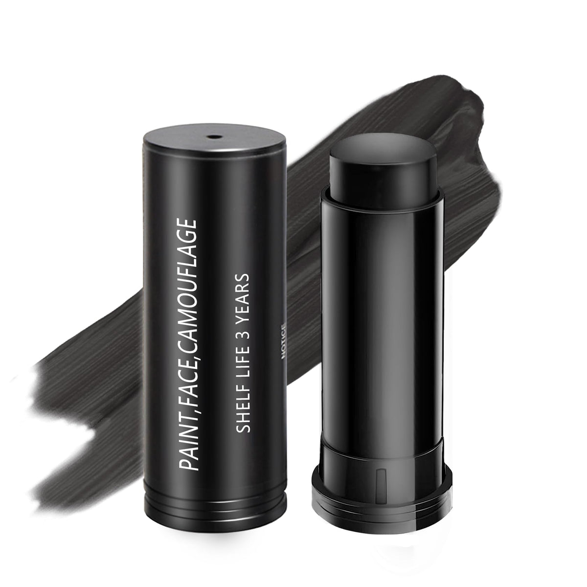 Eye Black Stick for Sports,QIUFSSE Professional Softball Baseball Football Eye Black Stick,Black Makeup Stick for Face and Body Painting Halloween Makeup