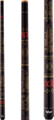 Viper Underground 58" 2-Piece Billiard/Pool Cue, Celtic Blood, 20 Ounce
